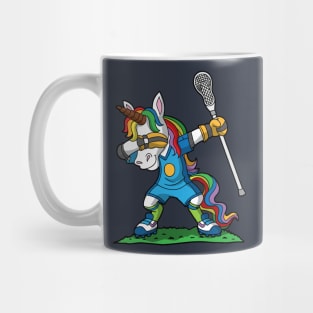 Dabbing Unicorn Lacrosse LAX Mug